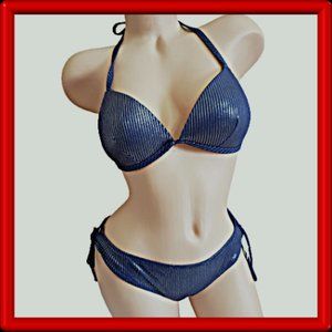 PINK Victoria's Secret Shimmer Bikini Swim Set - M